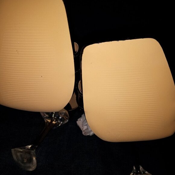 " CHAINED BLISS " Black / Gold Chained Sandal ( BRAND NEW !!!!!!!!!!!!!!!!!!! - Picture 5 of 6